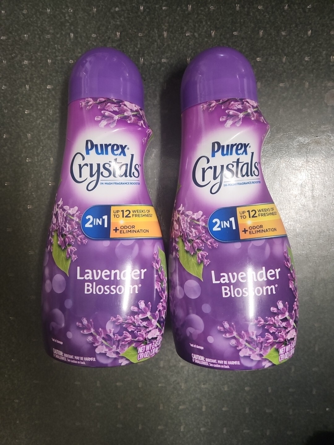 Purex Crystals In-Wash Fragrance and Scent Booster, Lavender, 39 Ounce 2 PACK