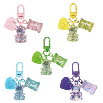 Compact Candy Keychain Accessory Bag Ornament Portable Key Chain Bag Dangler