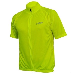 fluro yellow cycling jersey
