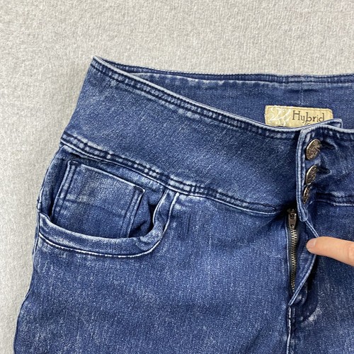 Hybrid & Company Jeans Womens 18 34x28 Tapered Stretch High Rise Denim Zip Fly - Picture 15 of 22