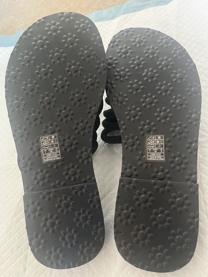 Rocket Dog Women's FlipFlops Black, UK 5 5054211028099 eBay