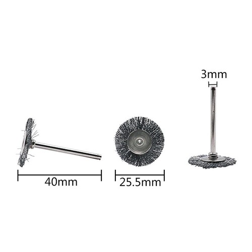 Efficient Rust Removal and Polishing Stainless Steel Wire Brush Set 3Pcs - Picture 22 of 24