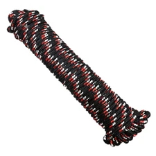 3/8" x 75' Utility Diamond Braided Polypropylene Multi Purpose Rope - BoxerTool