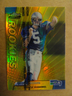 1999 BROCK HUARD FINEST GOLD REFRACTOR #ERD /100 SEAHAWKS HUSKIES