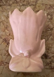 Chinese Vase Tulip Flower Shape Pink Pot
