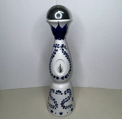 Clase Azul Tequila Reposado Empty Hand Painted Ceramic Bottle