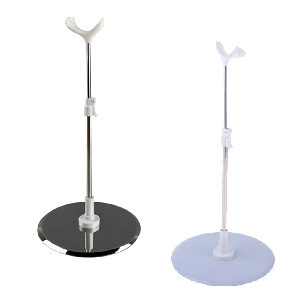 Einstellbarer Puppenständer Für BJD-Puppen – Höhe 25-38 Cm, Kunststoffbasis, Für 1/3 & 1/4 Größen