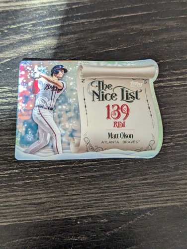 2024 Topps Holiday Series - Making the Nice List #MNL-2 Matt Olson