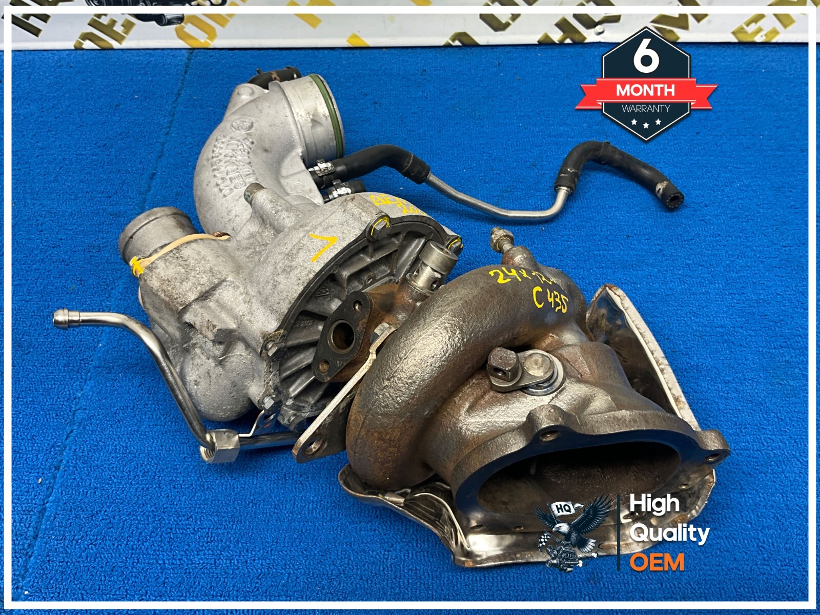 2007 BENTLET CONTINENTAL GTC LEFT SIDE TURBOCHARGER TURBO OEM