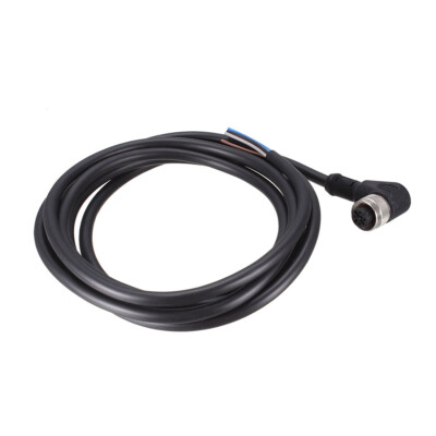 M12 4,5mm Kabel φ Weiblich Rechten Winkel 5Pin Stecker Luftfahrt Buchse
