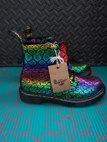 Dr Martens 1460 Pascal Rainbow Croc 
