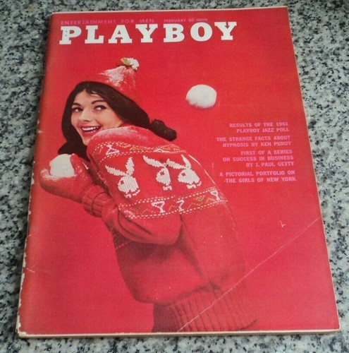 Playboy MAGAZINE - February, 1961 (Playmate BARBARA ANN LAWFORD) EX CONDITION | eBay