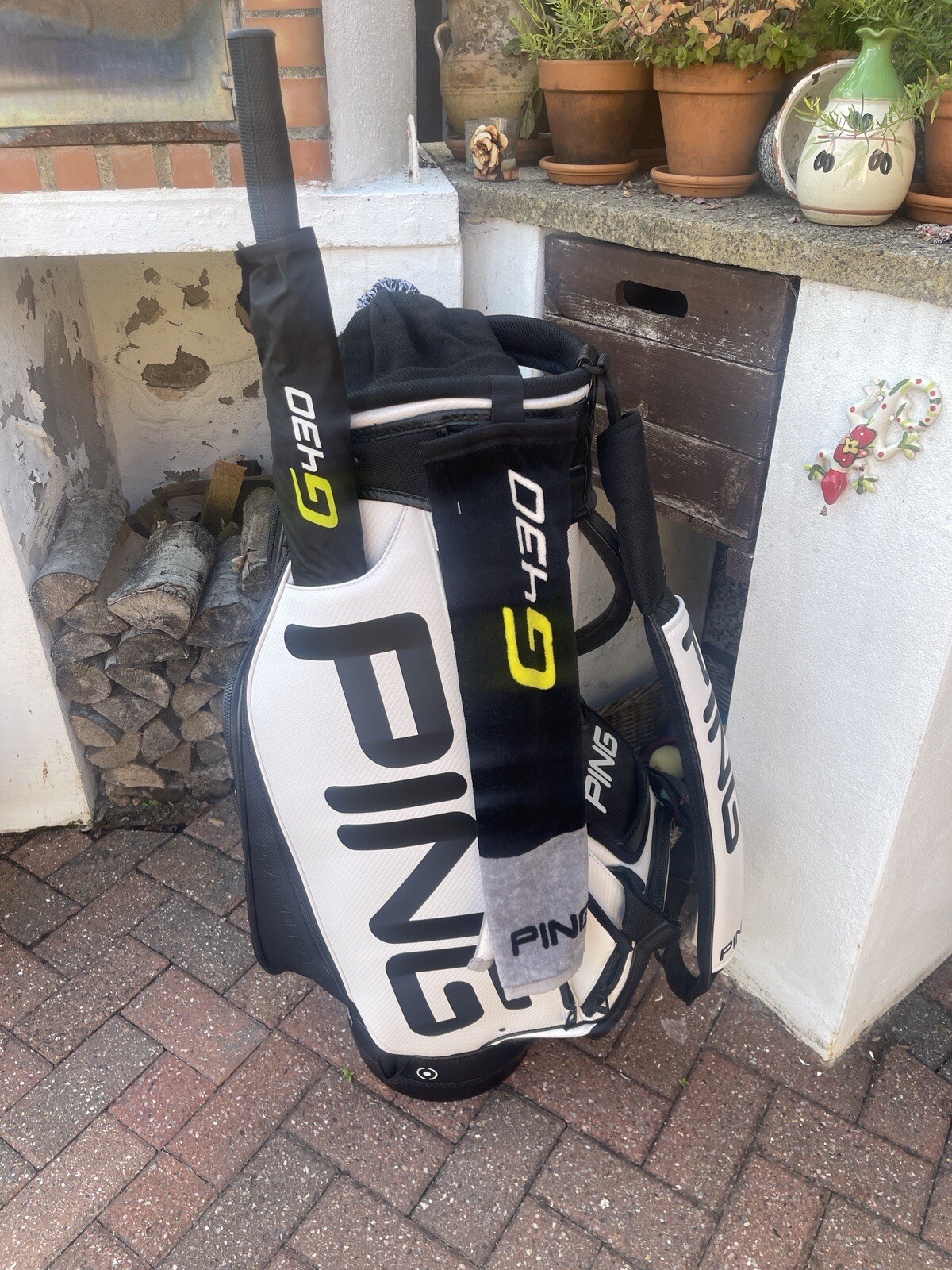 Ping Tour Bag Bundle MINT CONDITION G430 Towel Umbrella BNWT eBay