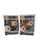 Lot Of 2 Funko Pop Fantastic Beasts 02 Newt Samander & 07 Percival Graves
