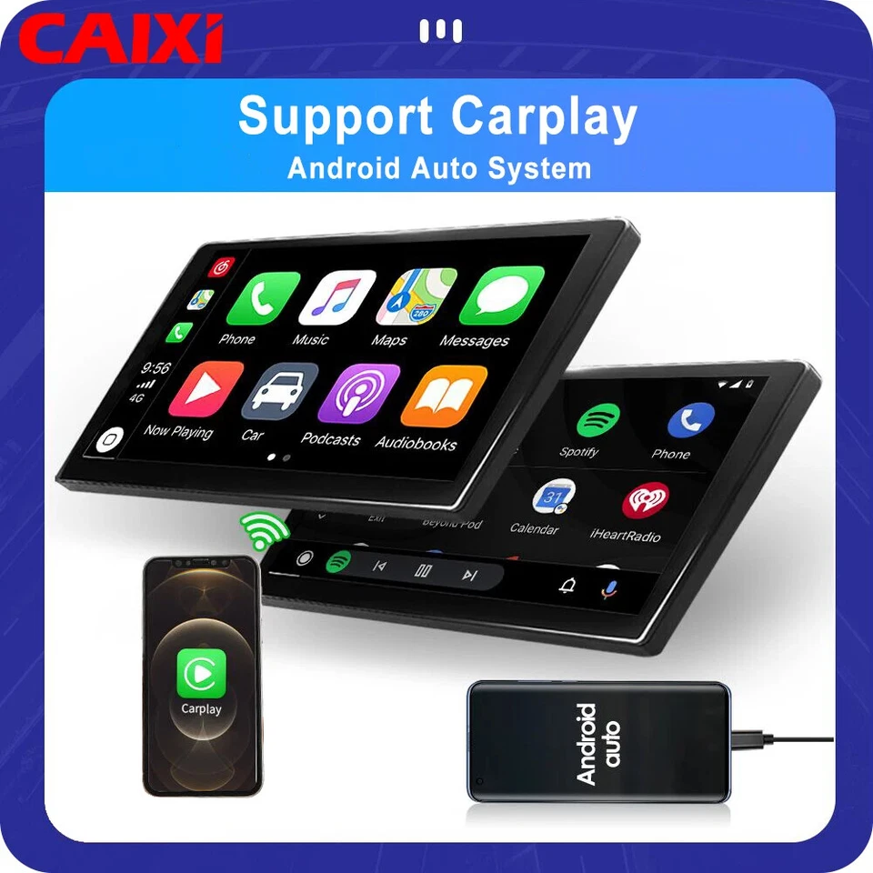 8Core Android 1Din Car Multimedia CarPlay Navigation GPS Headunit Auto Radio - Image 4 of 4