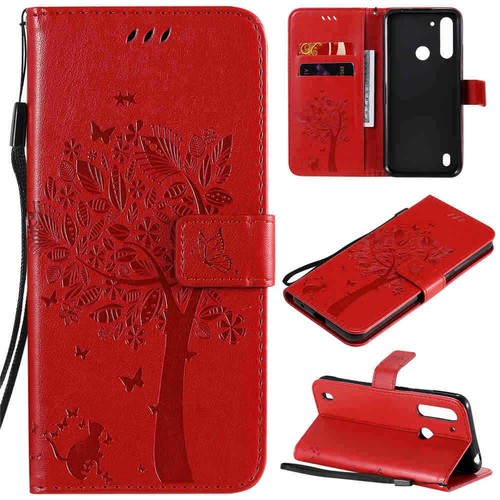 For Motorola Moto G30 G50 G9 Play E7i Power Wallet Card Slot Leather Case Cover - Picture 7 of 36