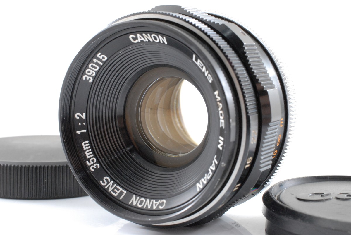 キヤノン CANON LENS 35mm F2 L39 Near MINT] CANON 35mm F/2 L39 Wide Angle Lens Leica Screw