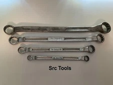 Snap-On Tools USA 1/2" - 1-1/4"  SAE 10° Offset Box End Wrench 4pc Lot Set XV