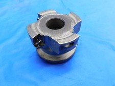 ISCAR 2 1/2" O.D. FACE MILL 1" PILOT 3/8" KEY HOLDS 4 INSERTS APKT