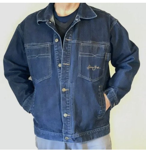 Blue Denim Button Coat Denim Collection 