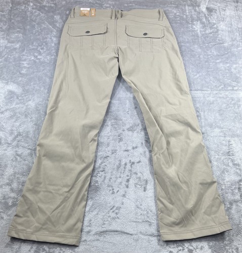 prAna Halle Straight Fit Short Inseam Pants Dark Khaki Women's Size 8 NWT - Picture 5 of 5