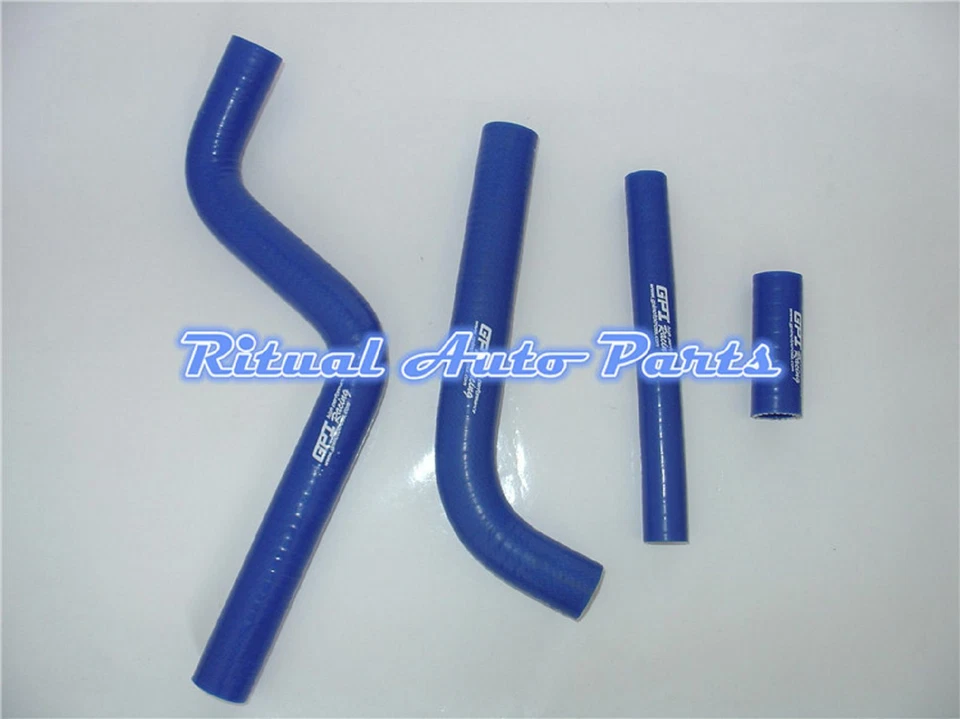 For YAMAHA YZ 125 YZ125 2002 2003 2004 02 03 04 Aluminum Radiator AND Blue HOSE Foto 3 de 4