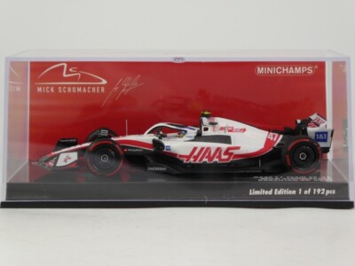 Miniature F1 Minichamps Haas VF-22 – Mick Schumacher GP Brésil 1/43 Neuve