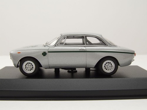 Alfa Romeo GTA 1300 Junior 1968 silber Modellauto 1:43 Maxichamps - Bild 3 von 9