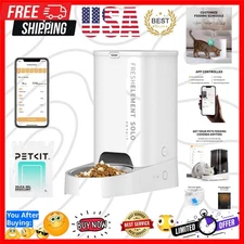 Automatic Cat Feeder, 2.4G WiFi Automatic Dog Feeder, App Control Pet Food Di...