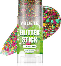 Mardi Gras Face and Body Glitter Stick for Sparkling Makeup, Hair Glitter Access