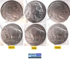 US Phila & SF Mint Buffalo Nickels🪙Vintage⌛As Depicted