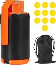 Bright Orange Tactical Toy Grenade for Kids - Engaging CS Battle Experience