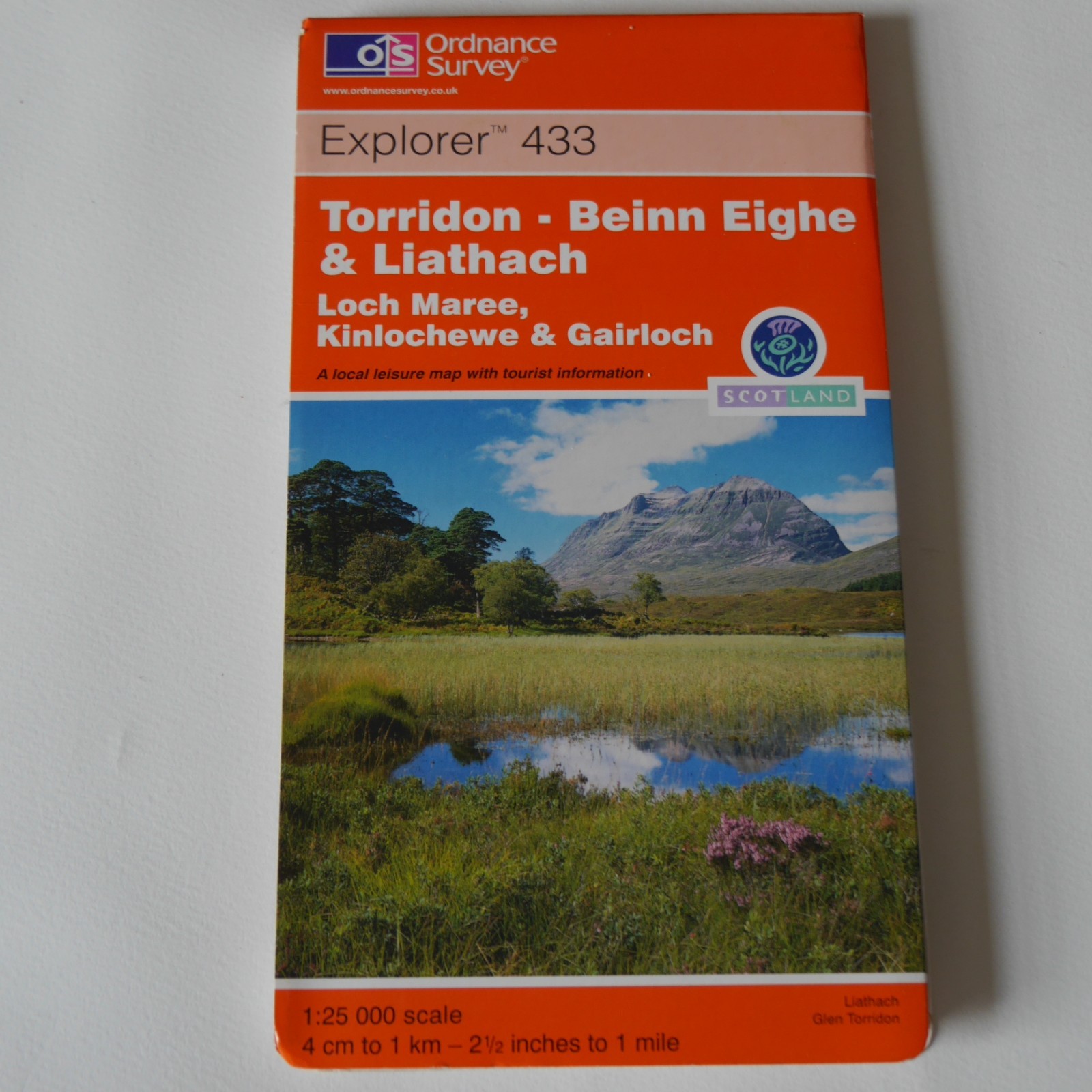 Ordnance Survey OS Landranger Map - 433 Torridon Beinn Eighe & Liathach #A5