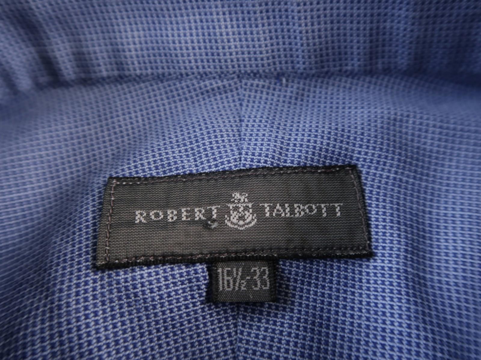 Robert Talbott Men's Button Up Blue Checkered 16.… - image 2