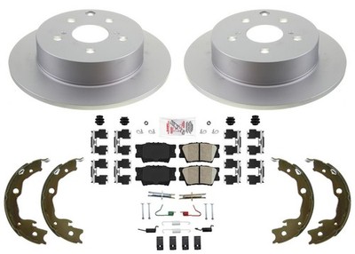 R Disc Brake Rotors Ceramic Pads for All Wheel Drive Toyota Matrix 2009-2013 2.4