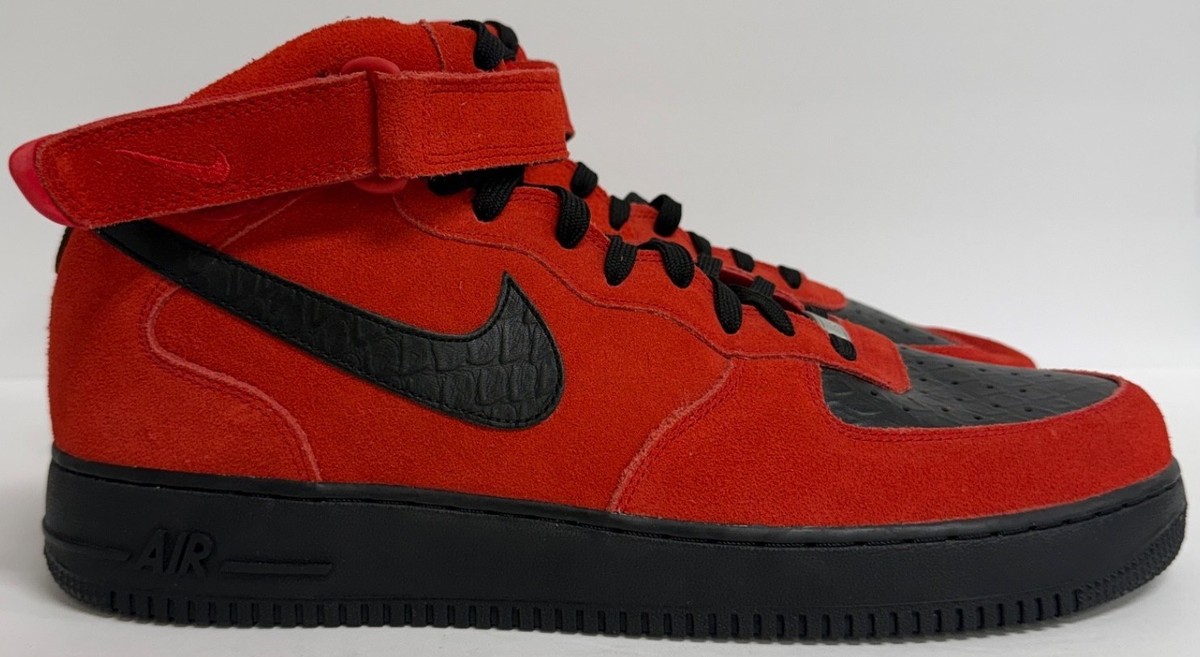 Nike Air Force 1 '07 Mid University Red Black for Sale