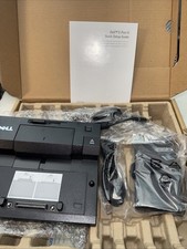 Dell E-Port II PR03X Docking Station Replicator  With AC Adapter NEW