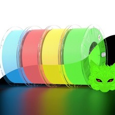 Creality Hyper Luminous PLA 3D Printer Filament Multicolor Glow 1.75mm 1KG/Roll