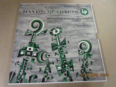 HAYDN BUDAPEST STRING QUARTET Quartets 3XLP Box Used! 1962 6 Eye Columbia SL-203