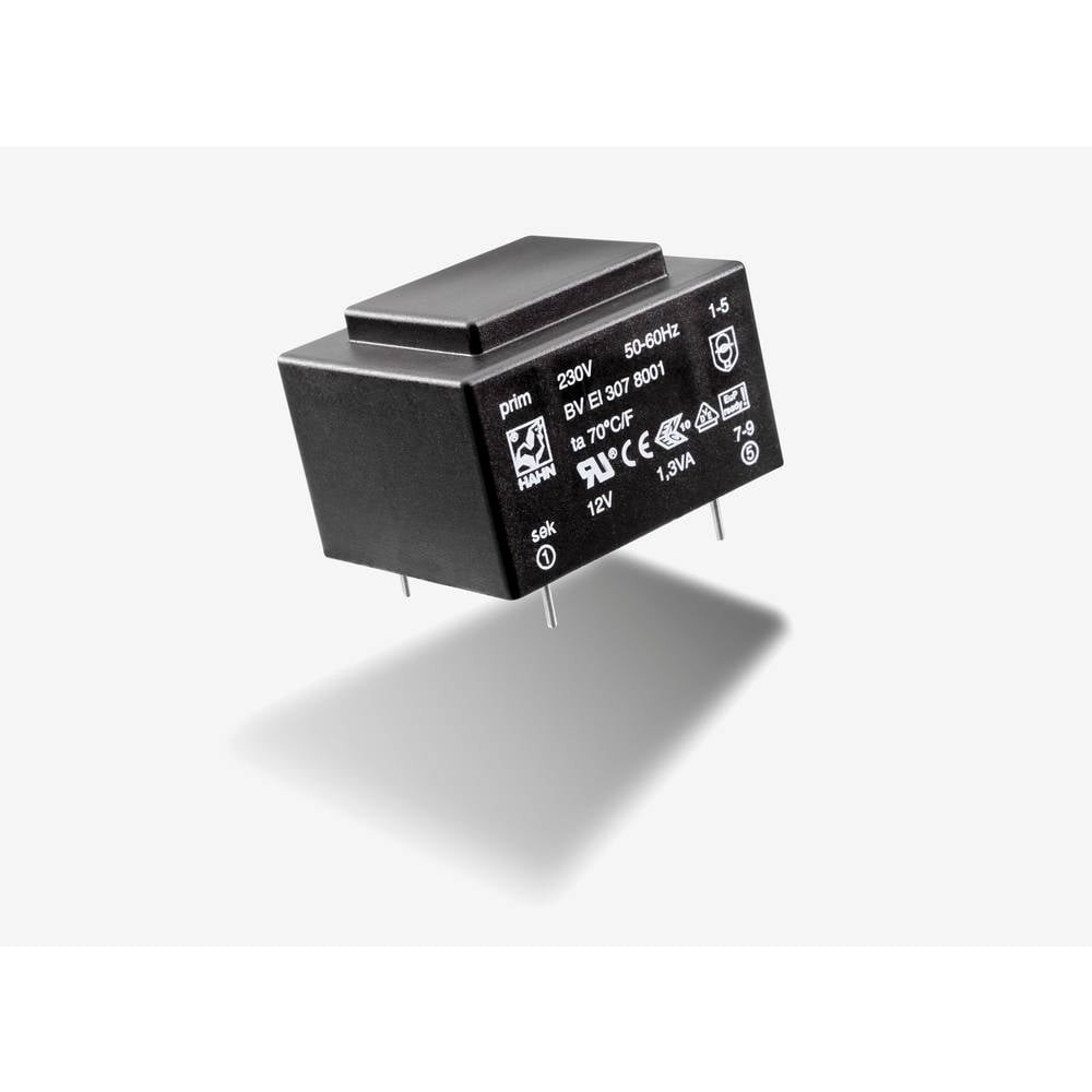 Transformateur Hahn anti-surchauffe pour circuit imprimé 230V 12V