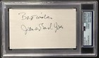 James Earl Jones (Star Wars) vintage signed 3x5 index card P