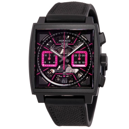 Tag Heuer Monaco Chronograph Automatic Pink Dial Unisex Watch ...