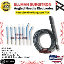 Ellman Surgitron Handpiece and Electrodes Set Autoclavable Cautery Tungsten Tips