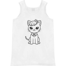 'Cute Kitty' Adult Vest / Tank Top AV050006