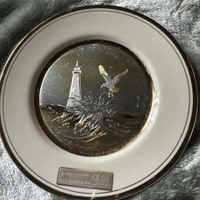Art of Chokin Limited Edition 24k Gold Edge - 8" Nautical Collector Plates