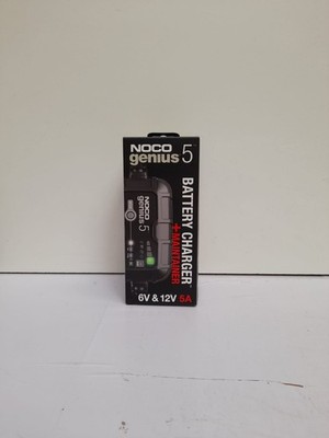 NOCO GENIUS5: 5A 6V/12V Smart Battery Charger - Automatic Maintainer