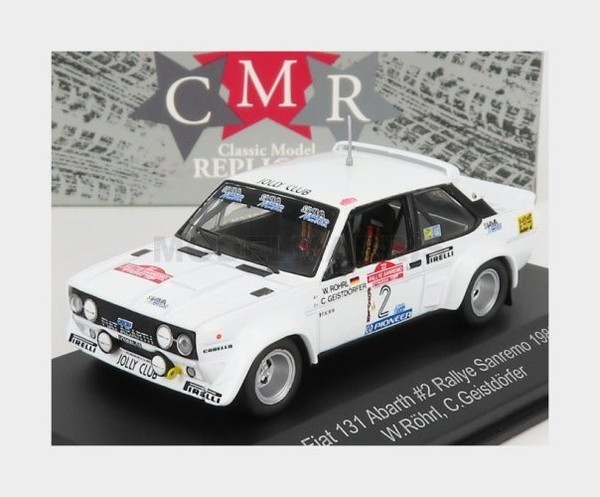 CMR WRC020 Fiat 131 Abarth N 2 Rally Sanremo 1980 W.Rohrl C.Geistdorfer WH-image
