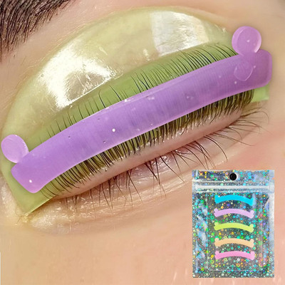 PERMANIA Lash Lift Ribbon, 5 Pcs Silicone Eyelash Rods Ribbon Soft Colorful Lash