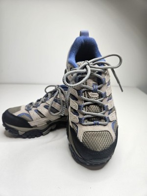 Merrell Women's Moab 2 Vent Hiking Shoes Aluminum/Marlin Size 5 (J06018) NEW