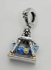 925 Sterling Silver Swinging Pirate Ship Carnival Ride Charm/Pendant